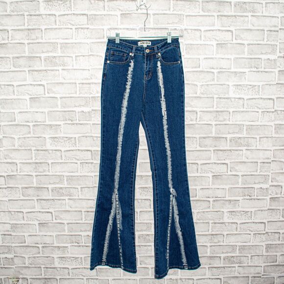 I AM GIA Size Small Savannah Mid Rise Flare Jeans Flare Leg - Picture 12 of 12